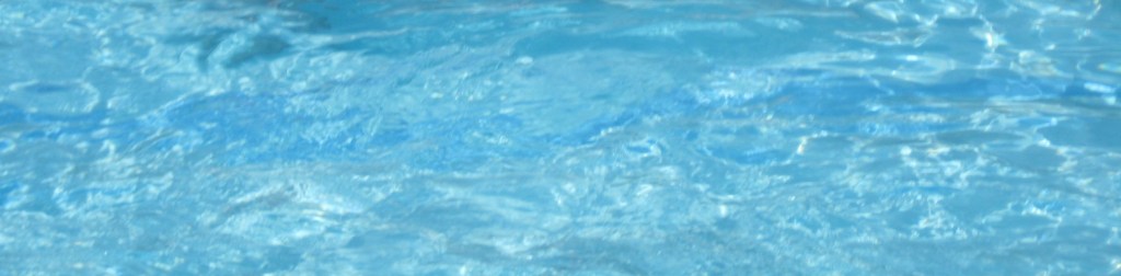 sparkling pool water